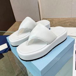 Slippers Ladies Summer 2024 Style Open Toe Anti Slip Sole Female Shoes Foot Sensation Comfortable Bread