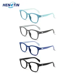 Sunglasses Reading Glasses Women's High Quality Anti Blue Light Transparent Lens Fashion Printed Crafted Optical