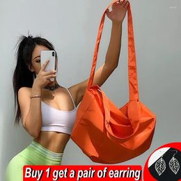 Evening Bags Fashion Nylon Shoulder Bag For Women Casual Girls Gym Large Capacity Travel Crossbody Light Daily Sports Handbag Tote