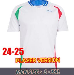 Soccer Jerseys Italian 2024 Euro Cup National Team BAGGIO Italia Jersey VERRATTI CHIESA Vintage JORGINHO Football Shirt BARELLA MALDINI Kids Kit 41F