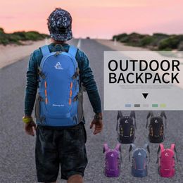 Outdoor Bags Waterproof Hiking Camping Backpack Sport Lightweight Travel Bag For Mountaineering Skiing Climbing Cycling