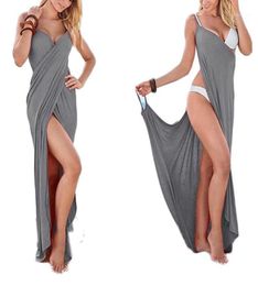 Women039s Swimwear Women Summer Bathing Suits Long Cover Up Sarong Big Plus Size Many Colours Beach Dress11620086