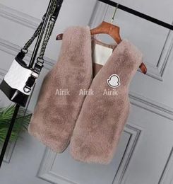 Fur vest women039s medium and long style autumn and winter 2023new raccoon fur woven vest looks thin and fox fur vest3551643