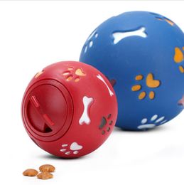 Pet toy biteresistant dog leaking food puzzle ball big small size multicolor optional milky scented vinyl ball dog chew toys1234523