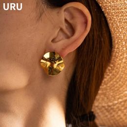 Stud Earrings Fashion Jewellery European And American Design Metal Irregular For Women Party Gifts Trend Ear Accessories