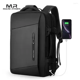 Backpack High Quality 17 Inch Laptop Business Raincoat Bags USB Recharging Multi-layer Travel Anti-thief Backbag Casual Rucksack