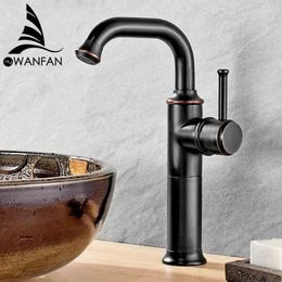 Bathroom Sink Faucets Black Antique Brass Basin Faucet And Cold Mixer Oil Rubbed Finish Water Tap