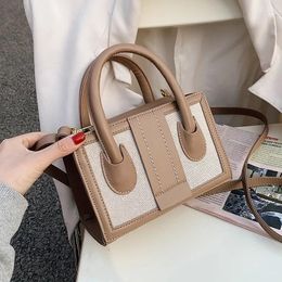 Shoulder Bags Niche Design Handbags 2024 Fashion All-match Western Style Handbag Messenger Bag Square Width: 20cm