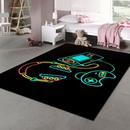 Carpets Designer rug room decor Console carpet Cartoon gamepad game floor mat Cyberpunk esports decorated carpet #63521