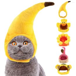Dog Apparel Pet Hat Funny Costume Hats For Cats Small Dogs Adorable Cartoon Design With Fastener Tape Adjustable Party Kittens