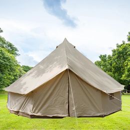 Tents And Shelters 6M Large Campng Tent Fire Resistant Fabric For Outdoor Camping Water Proof Uv Family Activities Leisure