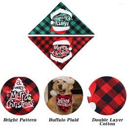 Dog Apparel Accessories Party Easy To Carry Classic Red Black Cell Saliva Towel Fashion Item Breathable Headscarf