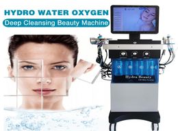 2022 Latest Hydra Oxygen Dermabrasion Aqua Peeling Machine Hydro Skin Deep Cleansing Hyperbaric Therapy Microcurrent Ultrasound An1913708