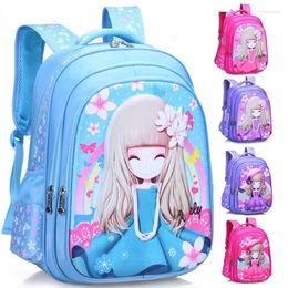 School Bags Kawaii Cartoon Princess 3D Girls Children Kindergarten Book Schoolbags Kids Student Backpacks Toddler