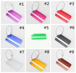 Aluminium Alloy Luggage Tags Travel Luggage Name ID Address Tags Luggages Consignment ID Card Travel Business Trip Accessories HHA63049154
