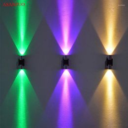 Wall Lamp Modern LED Indoor Decor Lighting 1W2W Aluminum Lamps For Bedroom Corridor Stairs KTV Sconce Bathroom Mirror Light