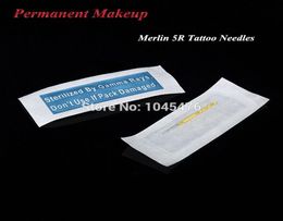 Whole5R 100pcs Merlin s For Permanent Makeup Machine Professional Eyebrow and Lip Makeup Needles 2911946