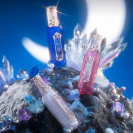 Flower Knows Moonlight Mermaid Clear Lip Gloss Collection Gemstone Lip Glaze Nourishing Mirror Lip Plumber Gloss Makeup 3,5 ml 240517