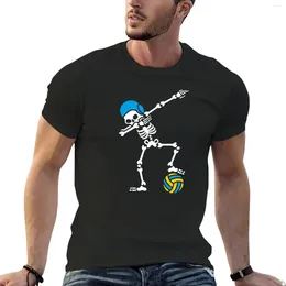Men's Tank Tops Dab Dabbing Skeleton Water Polo Halloween Waterpolo Swimming T-shirt Sports Fans Vintage Plain Black T Shirts Men