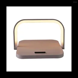 Table Lamps Wireless Charger Lamp Mobile Phone Bracket LED Night Light Portable For Bedroom Bedside Living Room