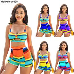 Women Designer Swimwear Sports Bra Shorts Trunks Two Piece Brand Tracksuits Slim Sexy Quick Dry Beachwear Bikini Set Clothes ggitys Q3F8