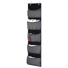 Storage Bags Hanging Wardrobe Organiser Capacity Bag With Transparent Pockets For Shoes Toys Socks Home Dorm