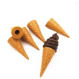 Decorative Flowers Simulation Ice Cream Cone Model Fake Display Po Prop Decoration