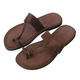 Retro Sandalias Sandals Para Hombre Zapatos Informales De Playa Verano Planas Gladiador Neutro Zapatillas DeSandals sa 138