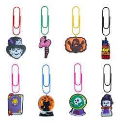 Pendants Witch Cartoon Paper Clips Bookmarks Gifts For Girls Cute Bookmark Colorf Office Supplies Students Paperclips Nurse School Cla Othx4