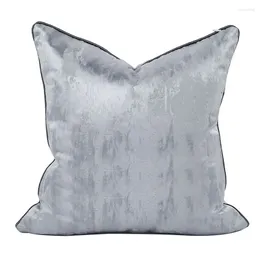 Pillow Fashion Cool Silver Grey Decorative Throw Pillow/almofadas Case 45 50 Man European Modern Unusual Cover Home Decorating