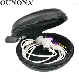 Storage Bags Case Hard Carrying Earphone Earphones Zippered Earbud Earbuds Black Headphones Headphone Holder Small