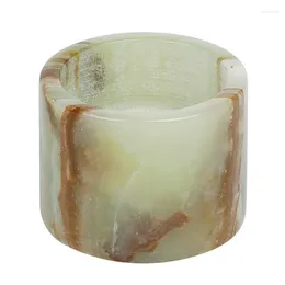 Candle Holders Modern Afghan Marble Candlestick Round Jar Votive Home Decor Wedding Table Y5GB