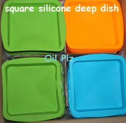 DHL whole box Nonstickdurable temperature resist trays dish fruit cake pan 100 fda silicone tray5543067