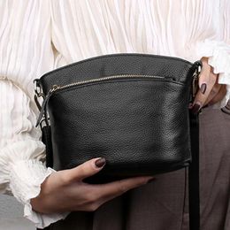 Shoulder Bags Genuine Brand Soft Leather Handbags High Quality Women Bag 2024 Small Casual Female Messenger Ladies Crossbody