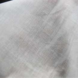 3/5/10M Plain White Cotton Lining Fabric Material Cotton Voile Fabric Thin Gauze For Curtain Lining 140cm Wide 240518