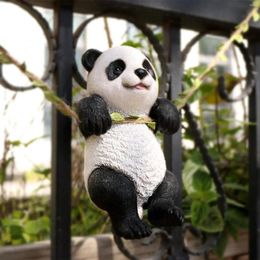 Garden Decorations Panda Outdoor Statue Resin Pendant Simulated Lawn Yard Animal