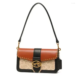 Evening Bags 2024 Niche Design Women'S Luxury Models Package Senior Sense Armpit Flap Crossbody Bag