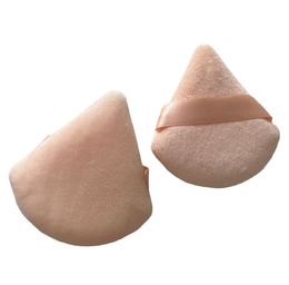 Hot Triangle Powder Puff Fan makeup sponge Dry foundation powder Sponge super soft setting powder puff