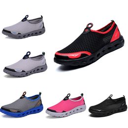 Free shipping big size men womens casual shoes Breathable shoe for women black white brown Slip-on shoe Minimalist black brown red GAI