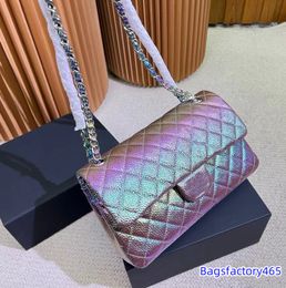 Designerinnen -Frauen Umhängetasche 25 cm Leder Diamant Check