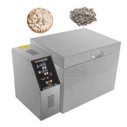 Automatic Cashew Nut Roaster Almond Cocoa Bean Peanut Corn Grain Roasting Machine