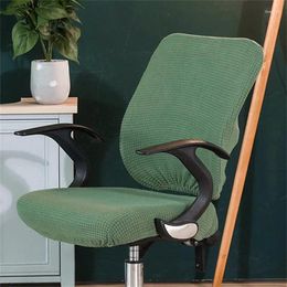 Pillow (Back Cover Seat Cover) Office Split Computer Chair Removable Stretch Slipcover Solid Covers Protector Jacquard