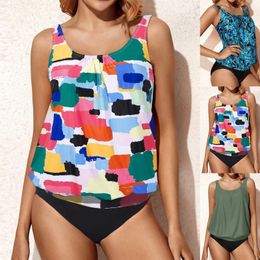 Women's Swimwear For Women 2024 Trendy European And Split Swimsuit Solid Color Backless Sexy Large Size Printed Bathing Suits Girls