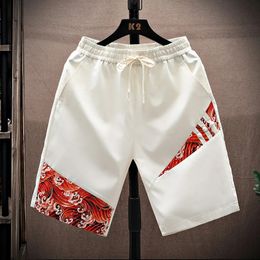 Summer Running Shorts For Men Casual Jogging Sports Short Pants Patchwork Solid Colour Drawstring Loose Dry Gym 240517