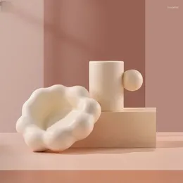 Mugs Home Ceramic Mug Creative Shape Breakfast Coffee Cup Couple Milk 280ml Living Room Decoration Dining Tableware