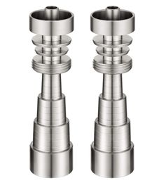 Factory Directly Sell 1 Hole Titanium Carb Cap With flat Tip Dabber Fit For 6 in 1 Domeless Titanium Nail3690864