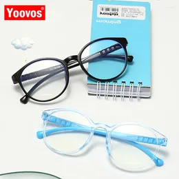 Sunglasses Frames Yoovos 2024 Glasses Frame Child Round Eyeglasses Childs Optics Brand Designer Eye For Kids Retro Okulary