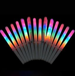 2020 New 28175CM Colourful LED Light Stick Flash Glow Cotton Candy Stick Flashing Cone For Vocal Concerts Night Parties DHL shipp6837155