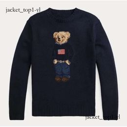 polo Men Knits Sweater Polos Bear Embroidery S Pullover Crewneck Knitted Long Sleeve Casual Christmas Sweaters polo hoodie e73b