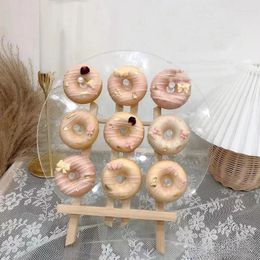 Party Supplies Acrylic Donut Decoration Cake Rack Wedding Wall Dessert Children's Birthday Parties Baby Shower